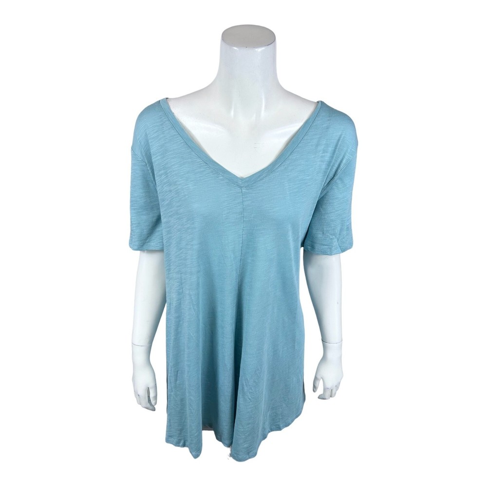 Studio Park x Kerstin Lindquist Womens Beach Boutique Swing Tee Top 3X Plus Size